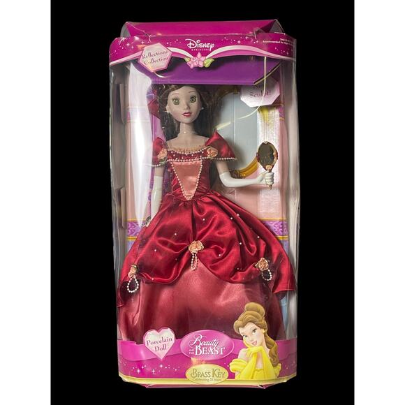2006 Brass Key Keepsakes Disney Princess Belle Beauty & the Beast Porcelain Doll - Picture 1 of 7